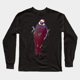 Acorn Woodpecker Looking Over It's Back Long Sleeve T-Shirt